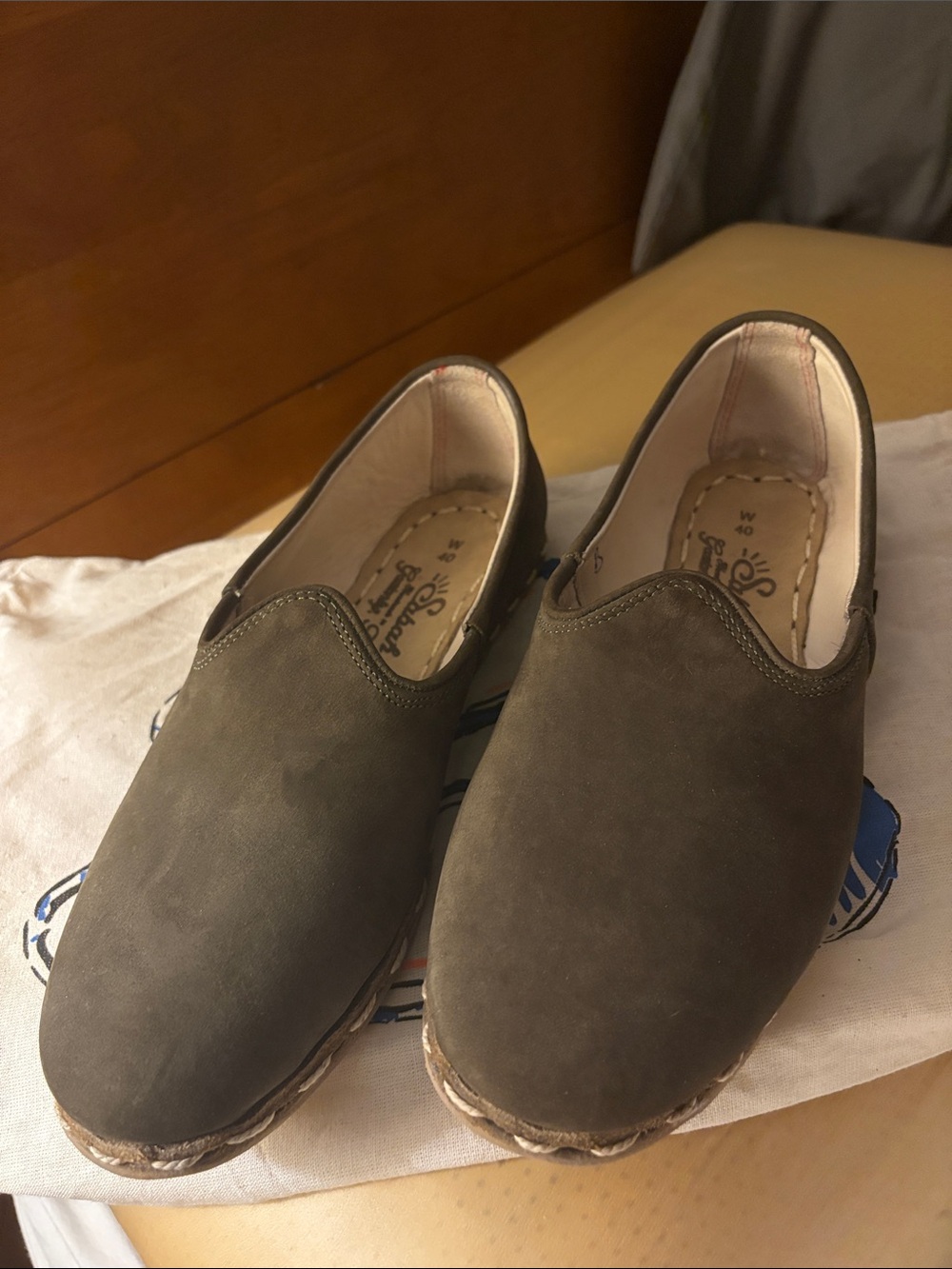 NWT Sabah Olive Nubuck Shoes